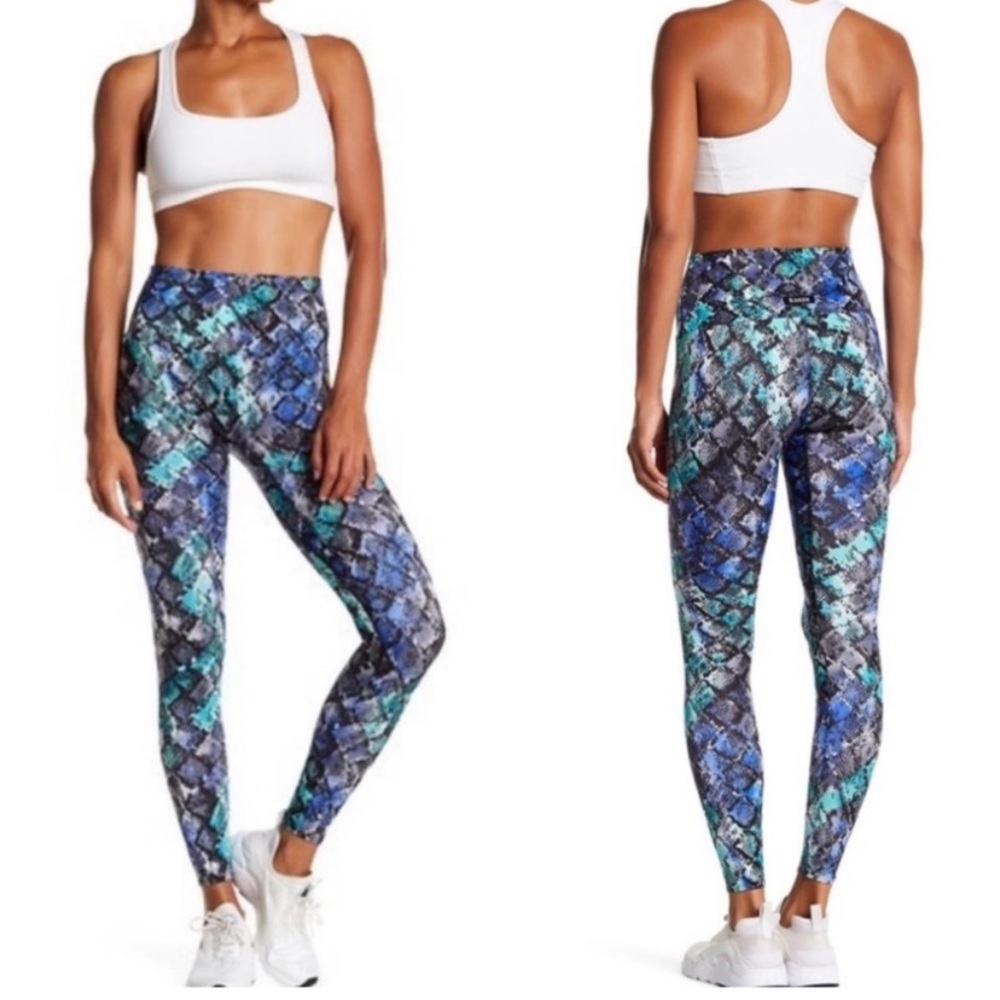 K-Deer K Deer Python Snake Print Wide Waistband M